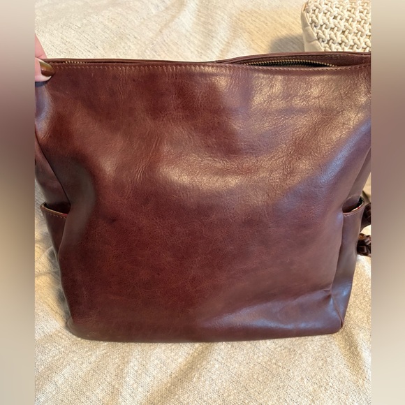 Maddy Leather Tassel Hobo - Picture 7 of 9